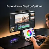 VOBOT Laptop Docking Station, 7-in-1 USB C Docking Station with Screen, Multiple Built-in Apps — photo 2