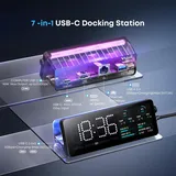 VOBOT Laptop Docking Station, 7-in-1 USB C Docking Station with Screen, Multiple Built-in Apps — photo 3
