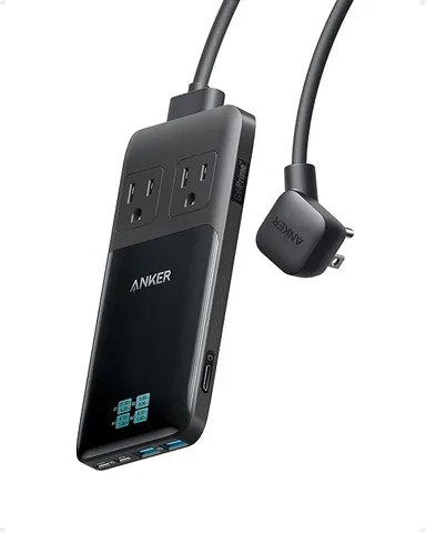 Anker Prime Charging Station, 140W 6-in-1 Travel Power Strip