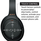 Sony WH-1000XM4 Black Wireless Premium Noise Canceling Overhead Headphones with Mic for Phone-Call and Alexa Voice Control — photo 3