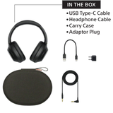 Sony WH-1000XM4 Black Wireless Premium Noise Canceling Overhead Headphones with Mic for Phone-Call and Alexa Voice Control — photo 2