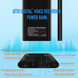 Atto Digital PoweRec - Voice Activated Recorder with The Longest Battery Life, Continuous Recording up to 15 Days — photo 3