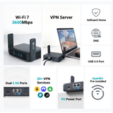 GL.iNet GL-BE3600 (Slate 7) Portable Travel Router, Pocket Dual-Band Wi-Fi 7, 2.5G Router — photo 5