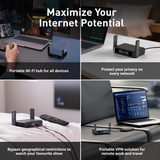 GL.iNet GL-BE3600 (Slate 7) Portable Travel Router, Pocket Dual-Band Wi-Fi 7, 2.5G Router — photo 3