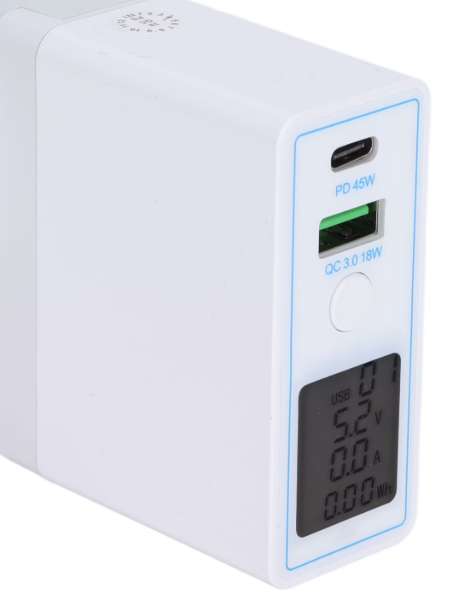 PD QC3.0 Charger, WLX-X7 Fast Charger Charging Protection 100-240V For For Laptops For Phones — photo 1